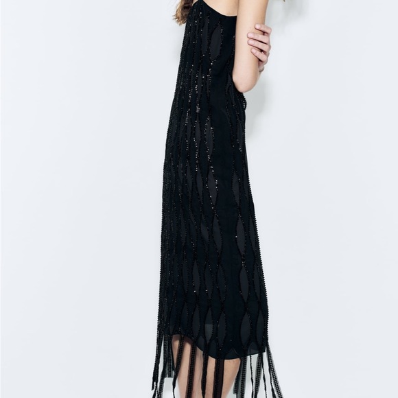 Zara fringe sequin dress - Picture 6 of 11